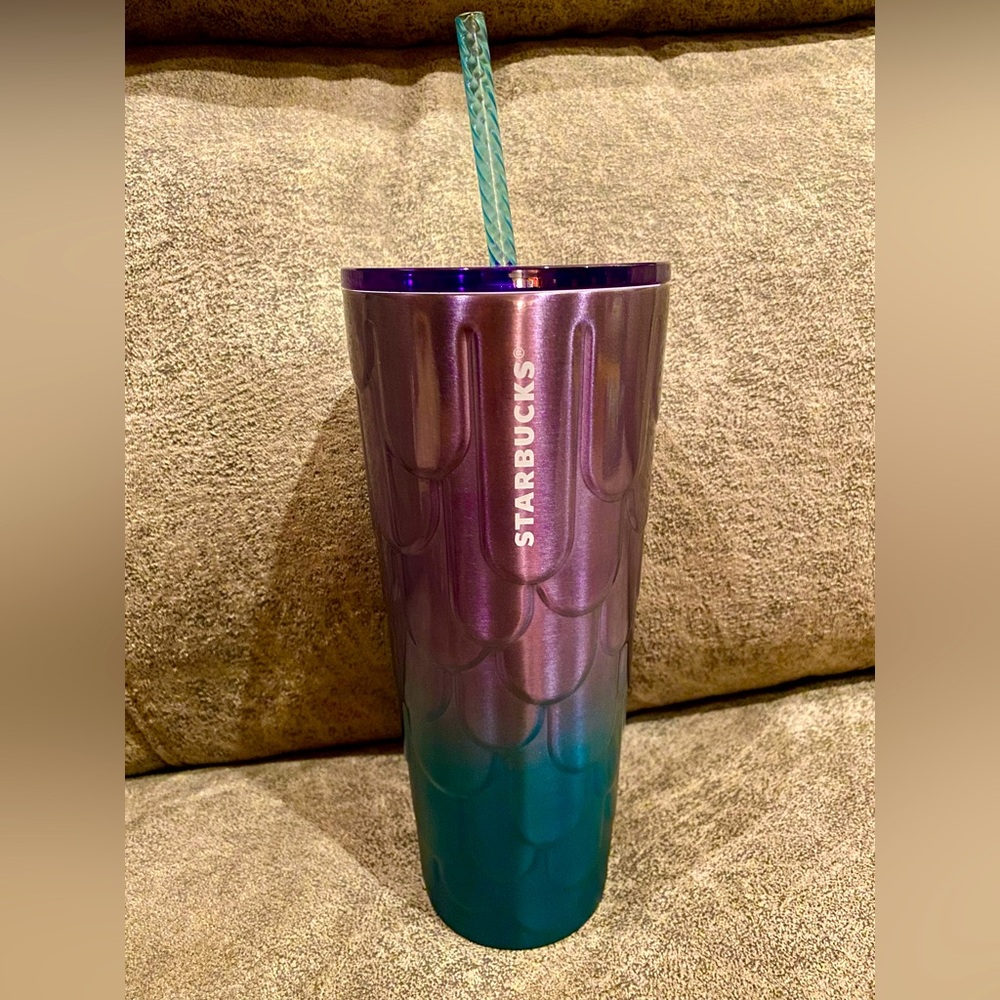 Starbucks Venti Col Cup SS Twilight Ombré Mermaid Scales